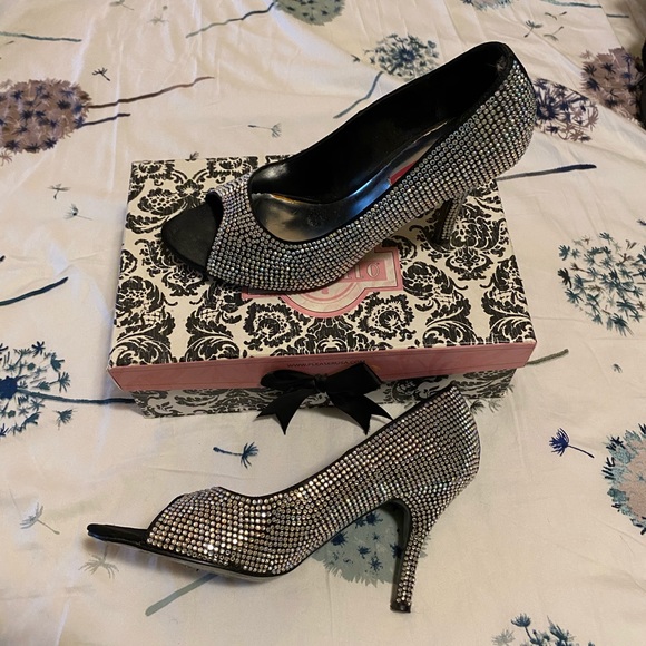 Swarovski Rhinestone Heels - Picture 3 of 5